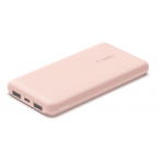 Belkin BPB011btRG BoostCharge 便攜式行動電源 10000mAh + USB-A 至 USB-C 連接線 (玫瑰金)